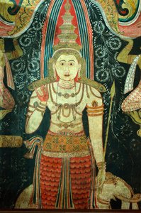 Mural on the Walls of Kelaniya Temple, Kelaniya Vihara, Sri Lanka by Unknown